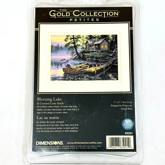 Dimensions Gold Collection Cross Stitch Kit 7" x 5" - New (2008) - Picture 3 of 8